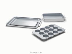 Caraway bakekar sett R020F109 kokekar grå