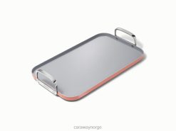 Caraway stekeplate med dobbel brenner R020F85 kokekar perracotta